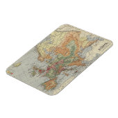 人口密度 |ヨーロッパの地図 マグネット (左側)