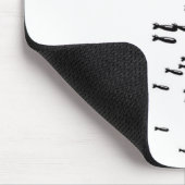 人口抑制 マウスパッド (コーナー)