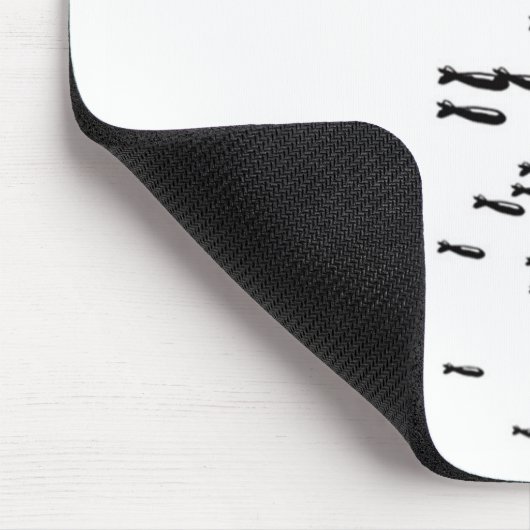 人口抑制 マウスパッド (コーナー)