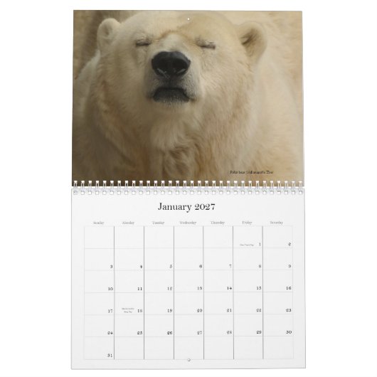 人口稠密な都市-カレンダーの獣 カレンダー (1月 2027)