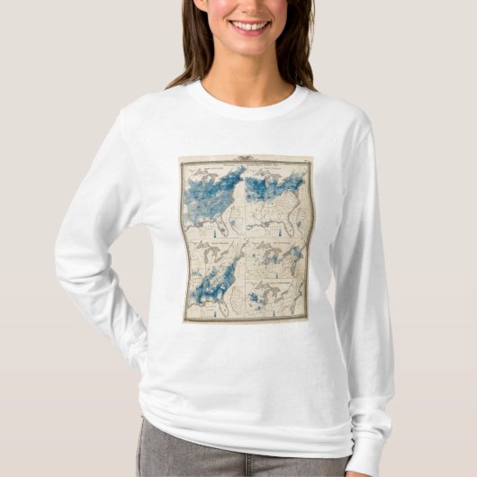 人口米国の人口調査2 Tシャツ (正面)