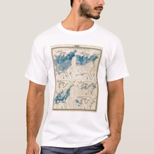 人口米国の人口調査2 Tシャツ (正面)