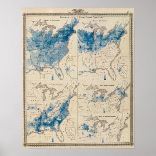 人口統一された州国勢調査2 ポスター (正面)