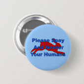 人口過剰の爆弾 缶バッジ (正面&裏面)