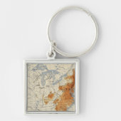 人口1,800人 キーホルダー (正面)