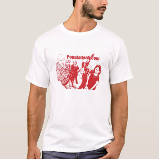 人口5 Tシャツ