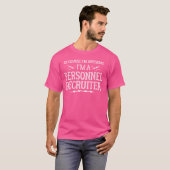 人員採用者おもしろいの図解と男性へHome Tシャツ (正面フル)