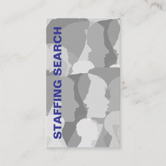 人員配置および人事テーマ 名刺 (正面)