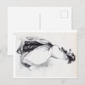 人型の雌犬 ポストカード (正面/裏面)