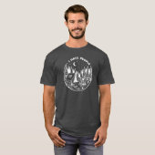 人嫌いのための自然派キャンプTシャツ Tシャツ (正面フル)