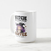 人嫌いの魔女のコーヒー 悪意あふれるラージ マグ (正面左)