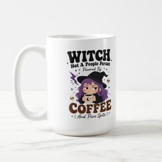 人嫌いの魔女のコーヒー 悪意あふれるラージ マグ (左)