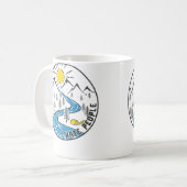 人嫌い キャンパー アウトドア ニーチェラブ コーヒーマグカップ (正面左)