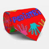 人子供手のデザインのための小児科医のタイ ネクタイ (ロール)