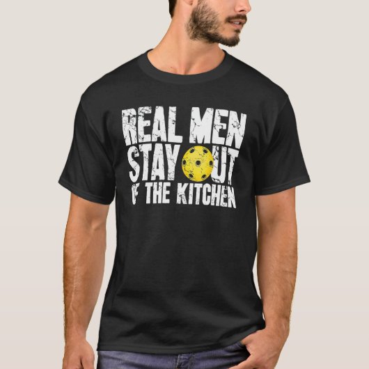 人実在は台所の漬物の玉から離れておもしろいいる Tシャツ (正面)