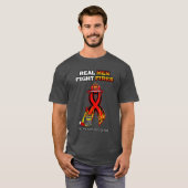 人実在は火と戦う Tシャツ (正面フル)