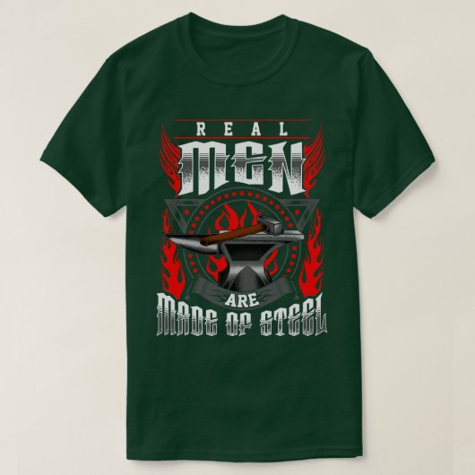 人実在は鉄製だ Tシャツ (デザイン正面)