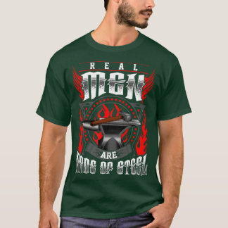 人実在は鉄製だ Tシャツ