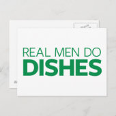 人実在は食物を洗う ポストカード (正面/裏面)