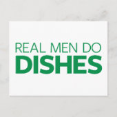 人実在は食物を洗う ポストカード (正面)