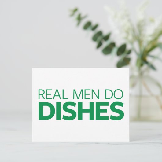 人実在は食物を洗う ポストカード (スタンド正面)