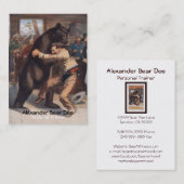 人対くま-パーソナルトレーナーの名刺 名刺 (正面/裏面)