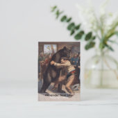 人対くま-パーソナルトレーナーの名刺 名刺 (スタンド正面)