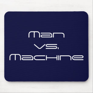 人対機械 マウスパッド