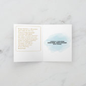 人工おもしろい知能ボーイフレンド誕生日 カード (内部)