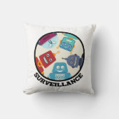 人工おもしろい知能監視ロボット クッション (正面)