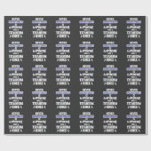 人工おもしろい膝関節女性手術回復ギフト ラッピングペーパー (フラット)