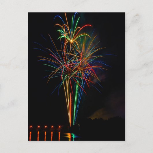 人工のフエゴの中に、露出する ポストカード (正面)