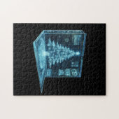 人工クリスマスツリー ジグソーパズル (横)