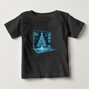 人工クリスマスツリー ベビーTシャツ