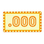 人工スコアのエンハンサーラベル – Period Edition ラベル (正面)