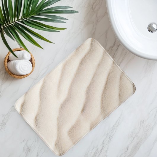 人工ビーチの砂 バスマット