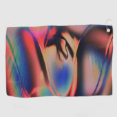 人工午後遅く、膨らんだ皮のスタイル ゴルフタオル (横)