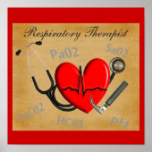 人工呼吸用セラピストアートポスター ポスター (正面)
