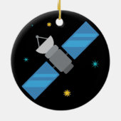 人工宇宙衛星 セラミックオーナメント (裏面)