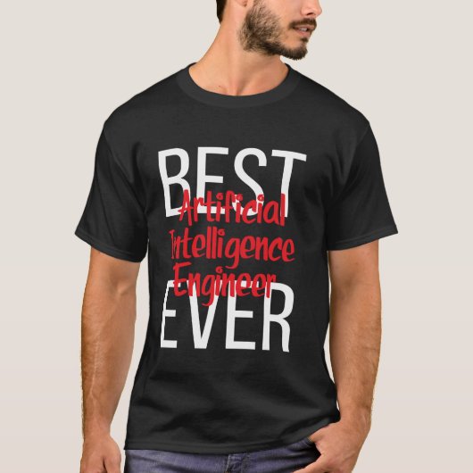 人工最高の情報技術者が今まで Tシャツ (正面)