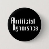 人工無知ボタン 缶バッジ (正面)