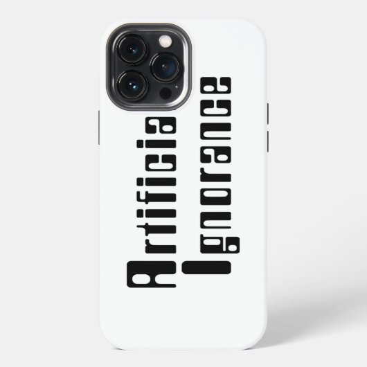 人工無知 iPhoneケース (裏面)