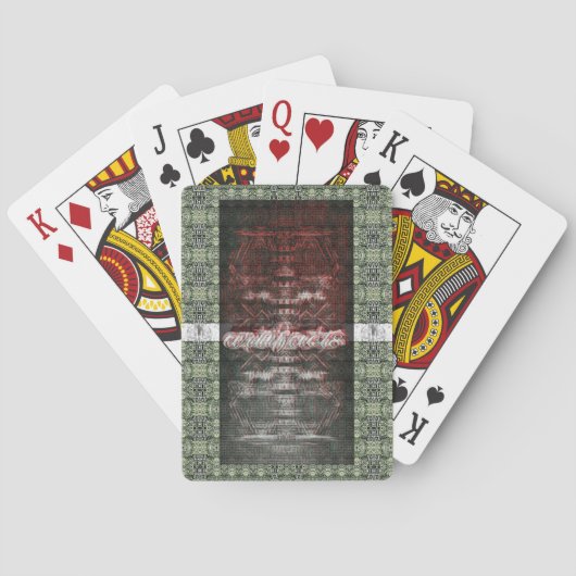 人工物のデッキ5 トランプ (裏面)