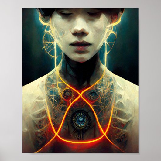 人工生命5SFアートポスター ポスター (正面)