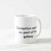 人工的な絶対的存在のマグ コーヒーマグカップ (正面右)