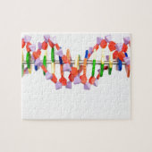 人工的なDNAモデル ジグソーパズル (横)