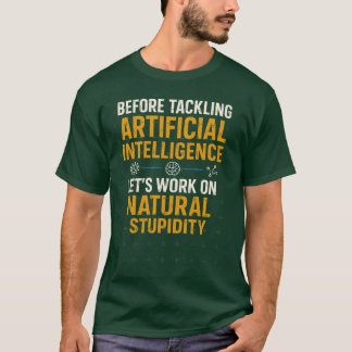 人工知能に取り組む前に Tシャツ
