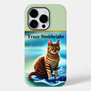 人工知能の動物の猫を水に乗せる Case-Mate iPhone 14 PROケース
