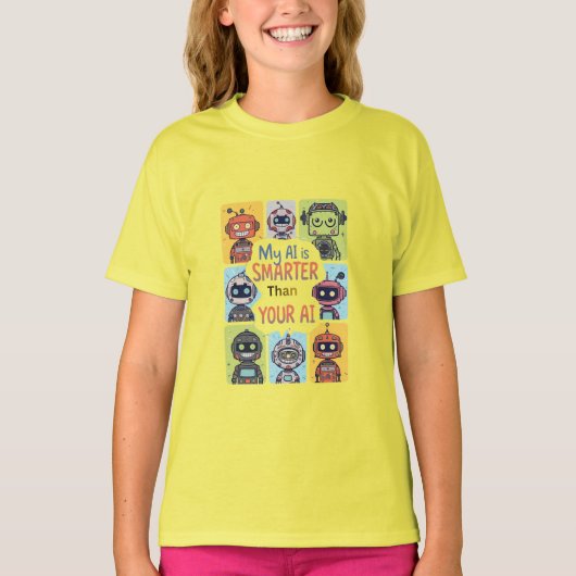 人工知能の競争 Tシャツ (正面)