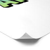 人工知能の脳ブレイクユーモア ポスター (角)